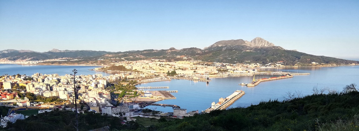 Ceuta vista desde el Monte Hacho
