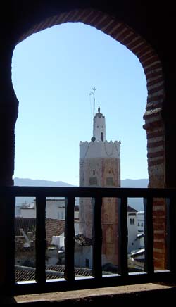 Minarete de la Gran Mezquita visto desde la Alcazaba.