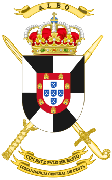 Escudo de la Comandancia General de Ceuta.